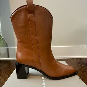 Everlane Outlaw Boots- Saddle Brown